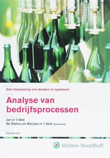 Analyse van bedrijfsprocessen druk 9 9789001050849, Verzenden, Zo goed als nieuw