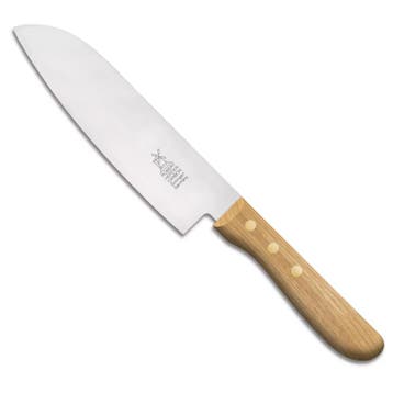 Robert Herder Santoku Koksmes – RVS – Lemmet 21 cm – H, Ophalen of Verzenden, Nieuw, Rvs of Chroom
