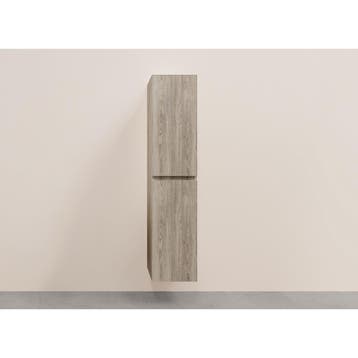 Wiesbaden Alvara Kolomkast - 160x35x35cm - Grijs Eiken, Ophalen of Verzenden, Nieuw