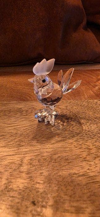 Swarovski - Beeldje - Cockerel / rooster mini – no colour, Antiek en Kunst
