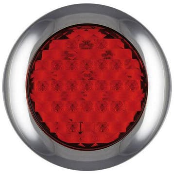 LED mistlicht met chromen rand  | 12-24v | 0,15m. kabel, Verzenden, Nieuw