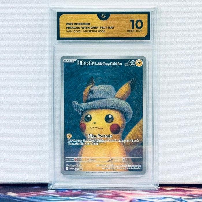 Pokémon Graded card - Pikachu With Grey Felt Hat 085 -, Hobby en Vrije tijd, Verzamelkaartspellen | Pokémon