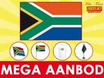 Vlag Zuid-Afrika - Zuid Afrikaanse vlaggen mega aanbod, Ophalen of Verzenden, Nieuw