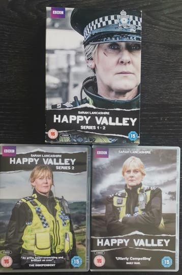 Happy Valley series 1 en 2, Cd's en Dvd's, Dvd's | Tv en Series, Vanaf 12 jaar, Verzenden, Zo goed als nieuw, Overige genres