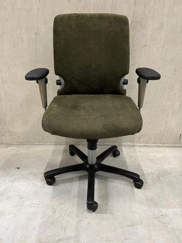 Refurbished Bureaustoel Groen Haworth Comforto 77 NPR 1813, Huis en Inrichting, Bureaustoelen, Verzenden, Zo goed als nieuw, Bureaustoel