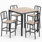 LIVSK Eethoek met 4 Barkrukken - Ruimtebesparend - Ergonomis, Verzenden, Nieuw