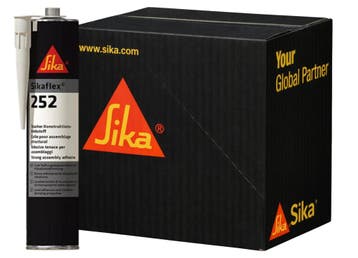 Sika Industrie Sikaflex 252 12 stuks, 300 ml, zwart, patroon, Verzenden, Nieuw