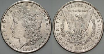 1 Dollar 1884 Vereinigte Staaten von Amerika Morgan Dollar, Verzenden