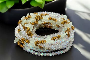Waist Beads / Afrikaanse Heupketting - Akpakpa - Vlinder cry, Ophalen of Verzenden, Nieuw