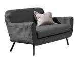 Lounge Tuinbank Jonah 2 zits Antraciet Wicker The Outsider, Verzenden, Nieuw