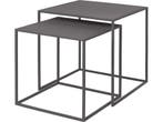 Blomus FERA - Bijzettafels - Set van 2 - 40x40 cm en 35x35, Verzenden, Zo goed als nieuw