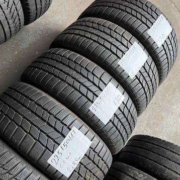 4 x Continental 225-50-17 Winterbanden 8,5mm, Auto-onderdelen, Gebruikt, 17 inch, Band(en), Personenwagen