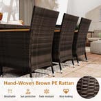 LIVSK 9-delige Terras-Eetset - Geschikt voor 8 Personen - St, Verzenden, Nieuw