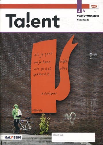 Talent 2A vwogymnasium 9789402074512, Verzenden, Zo goed als nieuw