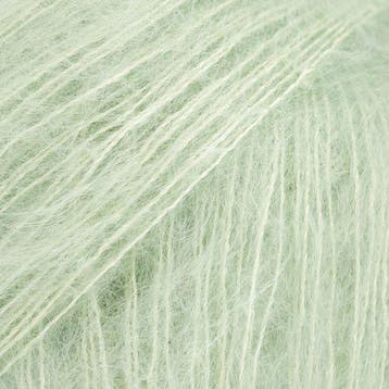 DROPS Kid-Silk Uni Colour - 60 pepermunt - Mohair Garen, Ophalen of Verzenden, Nieuw