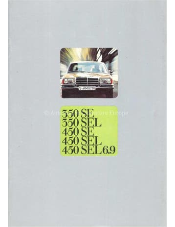 1977 MERCEDES BENZ S KLASSE BROCHURE NEDERLANDS, Nieuw, Author