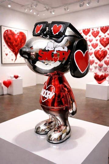 GF Exclusives - Snoopy Love Sculpture