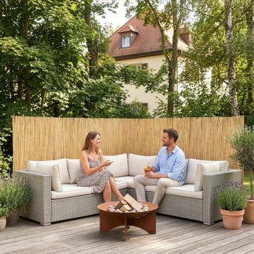 Rietmat Abbateggio 150x300 cm naturel casa.pro, Verzenden, Nieuw