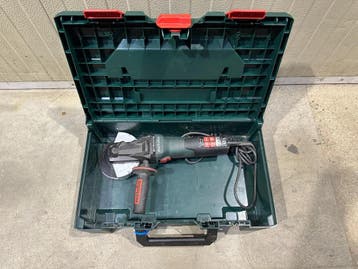 Metabo WEVF 10-125 QUICK INOX haakse slijper met platte kop, Ophalen of Verzenden, Gebruikt