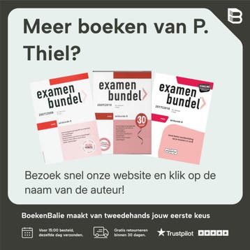 Samengevat Wiskunde B Vwo / Vwo - P. Thiel 9789006078800, Boeken, Verzenden, Zo goed als nieuw, P. Thiel