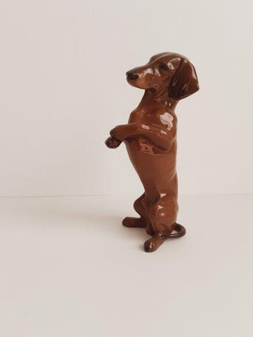 Rosenthal - Paul Meyer-Piritz - Beeldje, teckel - 18 cm -