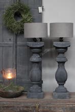 Baluster lampvoet Black sober 90cm, Ophalen of Verzenden, Nieuw