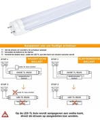 TL LED Buis Rood - 24  Watt  - 150 cm, Ophalen of Verzenden, Nieuw, Overige materialen, Modern
