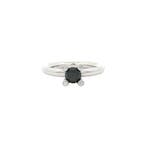 Witgouden ring met diamant van Bron Jewelry 14 karaat, Sieraden, Tassen en Uiterlijk, Ringen, Verzenden, Zo goed als nieuw, Goud