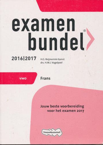 Examenbundel Frans VWO 2016/2017, Verzenden, Nieuw