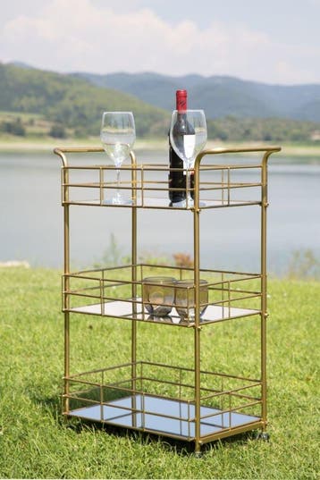 TROLLEY GLAM RET. CM 60X30,5X80 - 1420650000, Ophalen of Verzenden, Nieuw