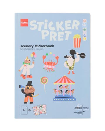 HEMA Stickerboek circus, Verzenden, Nieuw