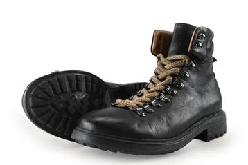Stefano Lauran Veterboots in maat 44 Zwart, Kleding | Heren, Schoenen, Zwart, Boots, Zo goed als nieuw, Stefano Lauran