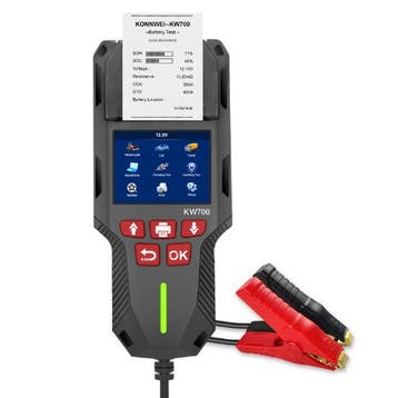 Konnwei KW700 - Accu tester 12V/24V - Ingebouwde Printer, Ophalen of Verzenden, Nieuw