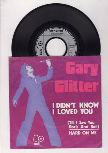 Gary Glitter – I Didnt Know I Loved You / Hard On Me (1-7-, Cd's en Dvd's, Vinyl Singles, Ophalen of Verzenden, Nieuw in verpakking