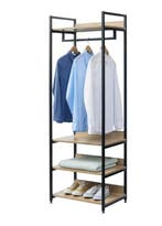 Industriële Garderobekast – Kledingrek met 3 Planken, Huis en Inrichting, Verzenden, Nieuw