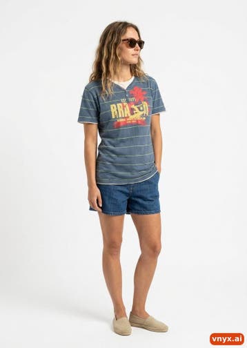 Angelo Litrico T-shirts Dames maat L Blauw Vintage, Ophalen of Verzenden, Nieuw