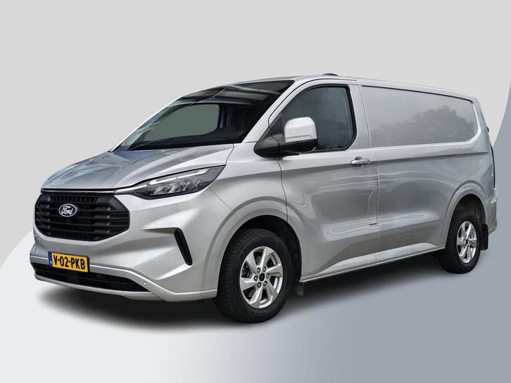 Ford Transit Custom 300 2.0 TDCI L1H1 Limited, Auto's, Bestelauto's, Lease, Automaat, Zilver of Grijs, Ford, Financial lease, Stof