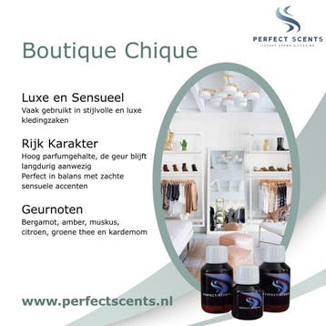 Geurmachine Aroma Geurolie - Boutique Chique - BESTSELLER, Nieuw