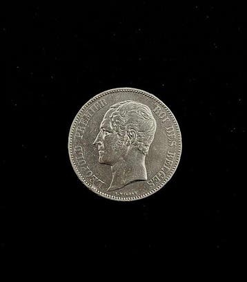 België. Leopold I. 5 Francs 1851 (Zonder minimumprijs)
