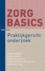 9789089536334 ZorgBasics  -   Praktijkgericht onderzoek, Verzenden, Zo goed als nieuw, Joan Verhoef