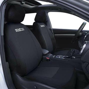 Sparco Autostoelhoezenset Zwart - Universeel, Ophalen of Verzenden, Zo goed als nieuw