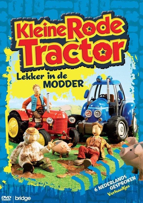 Kleine rode tractor - Lekker in de modder (dvd tweedehands, Cd's en Dvd's, Dvd's | Actie, Zo goed als nieuw, Ophalen of Verzenden