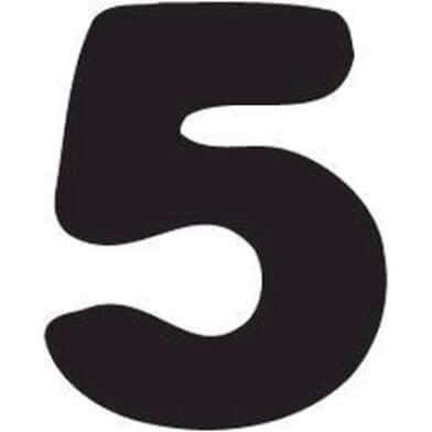 Thule Yepp abc cijfer 5, Fietsen en Brommers, Fietsaccessoires | Fietsstoeltjes, Nieuw, Verzenden
