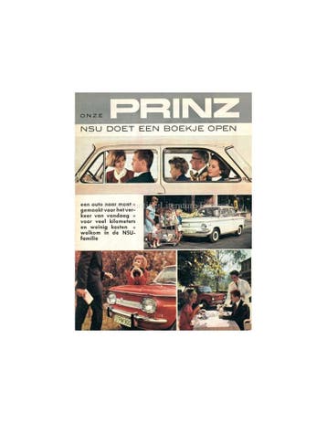1965 NSU PROGRAMMA BROCHURE NEDERLANDS, Nieuw, Author