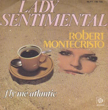 Single vinyl / 7 inch - Robert Montecristo - Lady Sentime..., Verzenden, Zo goed als nieuw, 7 inch, Pop