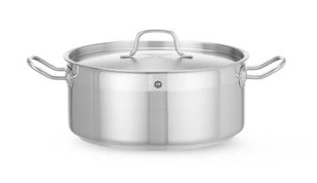 Kookpan Laag - Met Deksel, Hendi, Profi Line, 7,5L, 280x(h), Ophalen of Verzenden, Nieuw in verpakking