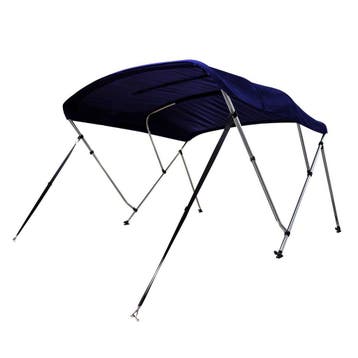 Navishade Biminitop 3 Boog 91 cm Navy Doek-Breedte 185 - 198, Watersport en Boten, Accessoires en Onderhoud, Ophalen of Verzenden