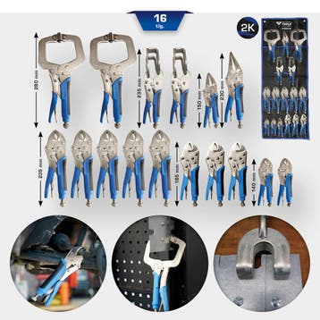 Brilliant Tools griptangenset 16-delig, Auto diversen, Verzenden, Nieuw