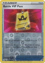 Trainer Battle VIP Pass 225/264 reverse holo (Fusion Strike), Ophalen of Verzenden, Nieuw, Losse kaart, Foil