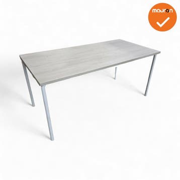 Vergadertafel - 4-poots - 200x80cm - met wit onderstel -..., Vergader- of Presentatieruimte, Ophalen of Verzenden, Gebruikt, Tafel